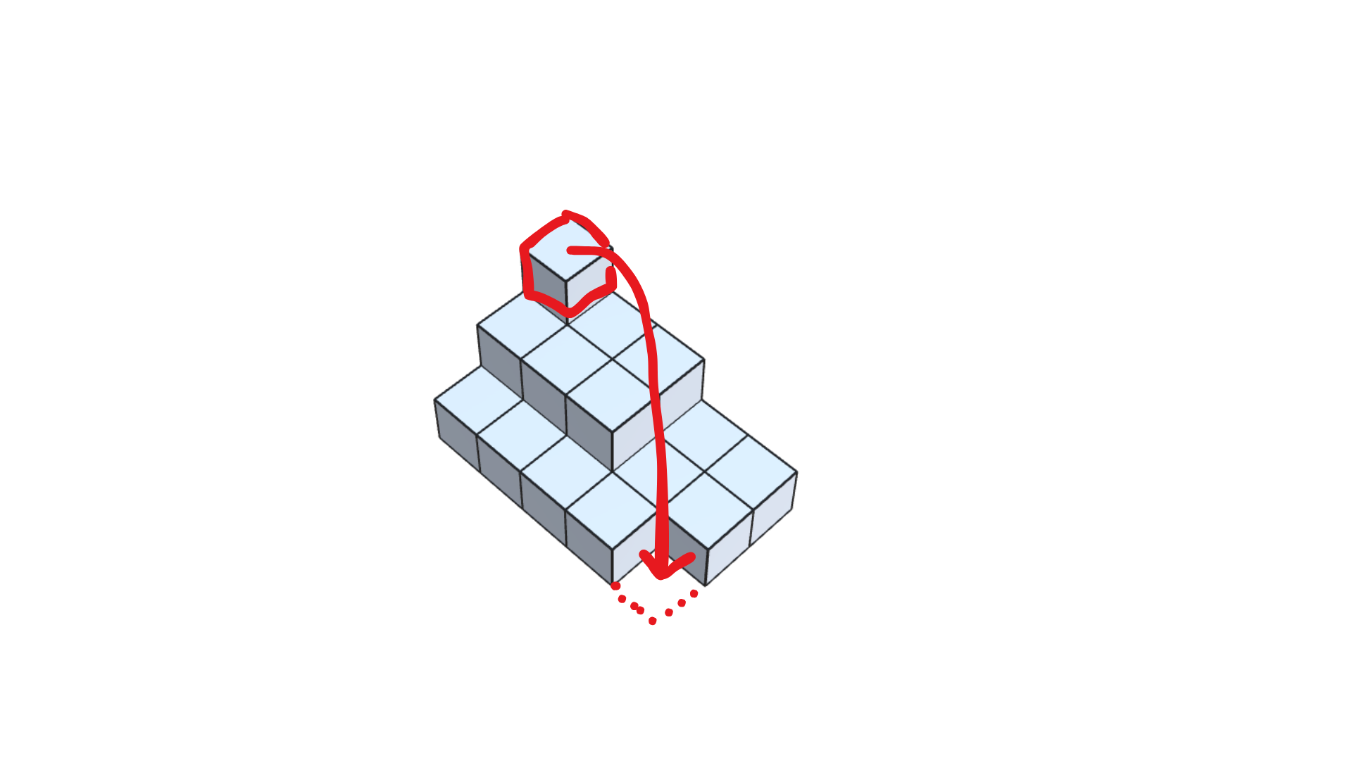 ブロックを移動させる考え方